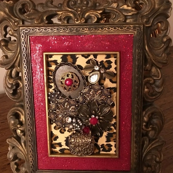 Other - Framed Costume Jewelry Artwork